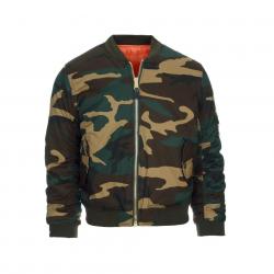 Blouson Bombers MA1 Woodland enfant (Taille enfant XL (11-12ans))