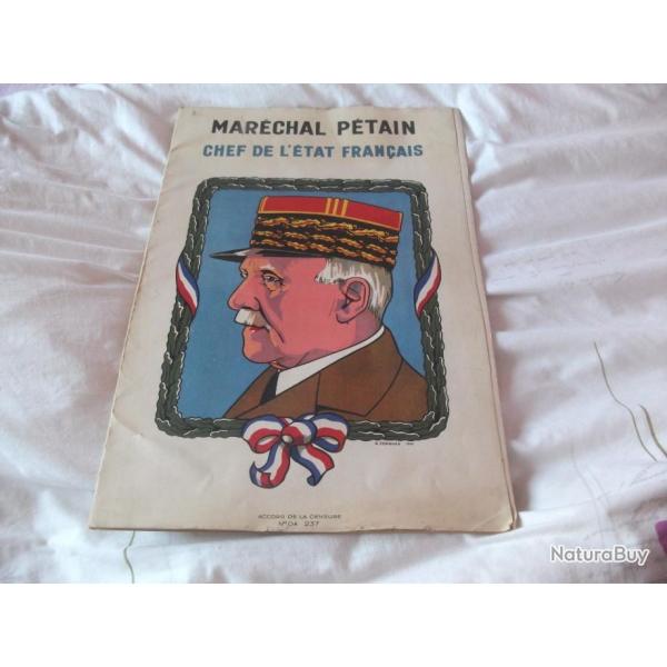 livre d'images sur Ptain 1939-45