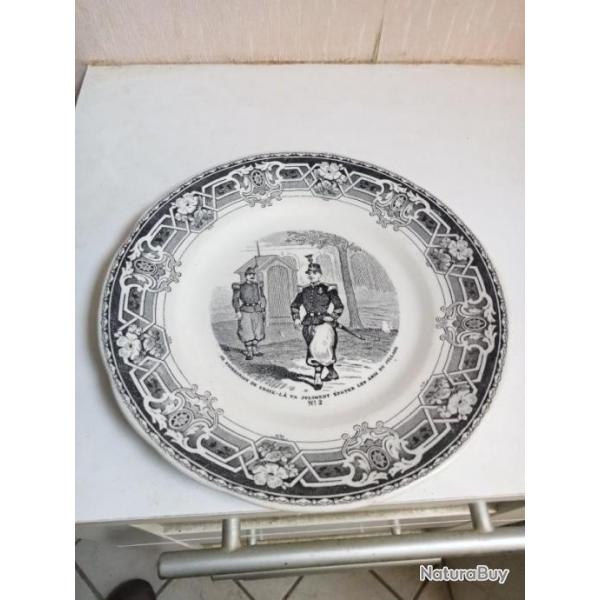 assiette parlante XIXme n2