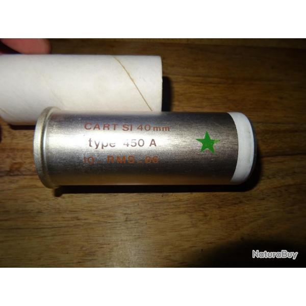 Fuse de signalisation TYPE 450 A CART SI 40mm Etoile verte dans son tube en carton