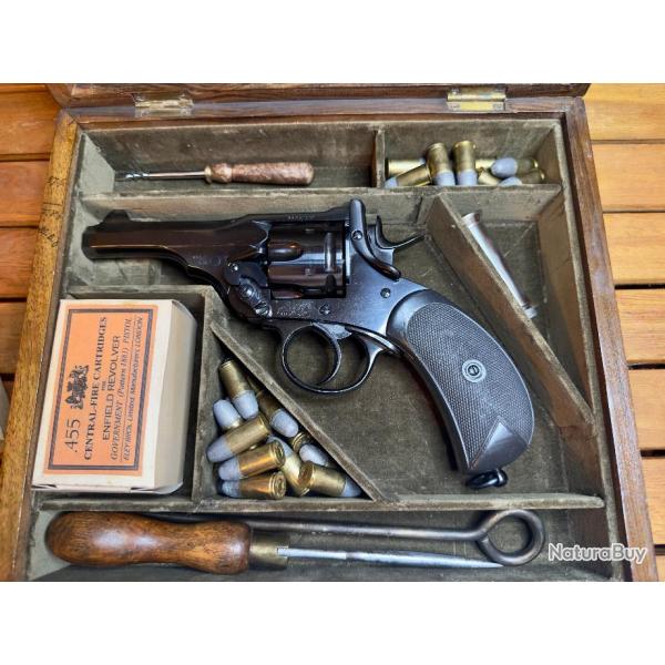 EXCEPTIONNEL WEBLEY mark IV 455 EN COFFRET