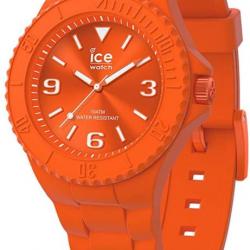 Montre Orange Flashy Sport Moderne Ice Watch Homme Bracelet Silicone Etanche