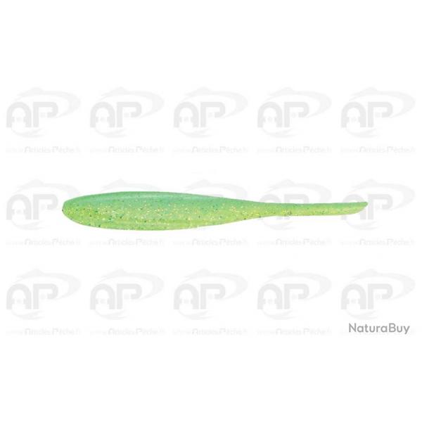 Leurre Souple Finess SHAD IMPACT 4'' (8pices) Lime Chartreuse 10 8