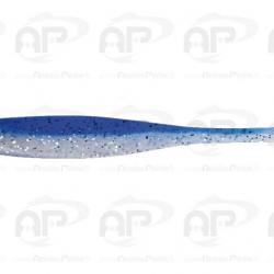 KEITECH SHAD IMPACT 5'' (6pièces) 5'' ( env 12,7cm) Sparkling Silver Blue