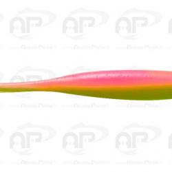 KEITECH SHAD IMPACT 5'' (6pièces) 5'' ( env 12,7cm) Chartreuse Pink