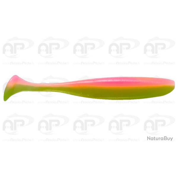 Leurre souple Keitech Easy Shiner 5 5'' (12,7cm) Chartreuse Pink