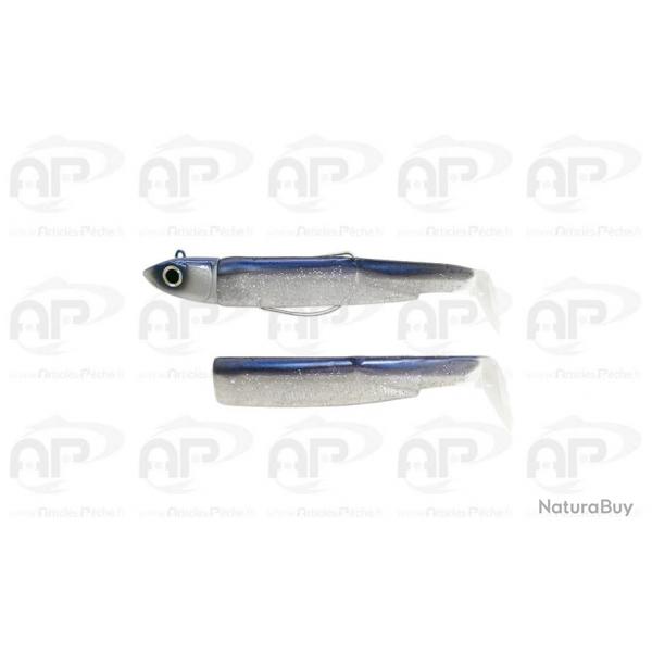 Fiiish Black Minnow Combo Offshore 10 g 1 mont + 1 corps 90 mm Electric Blue