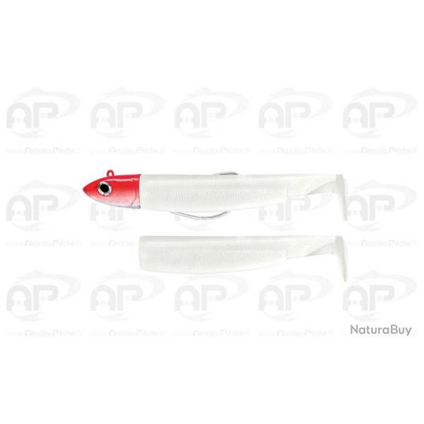Fiiish Black Minnow Combo Offshore Blanc Tte Rouge 8 g 1 mont + 1 corps 105 mm