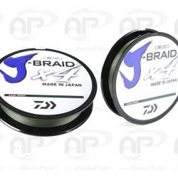 Tresse Daiwa J Braid X4 Dark Green 0,13mm 270m 5,9kg