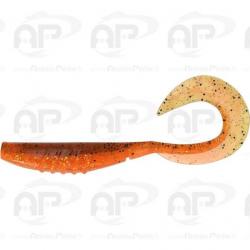 Leurre souple Megabass Xlayer Curly 3,5" 3 g 8 cm 7 Tinsel Orange