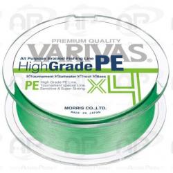 Tresse Varivas HighGrade PE X4 Vert 0.16mm 150 m 18 lb