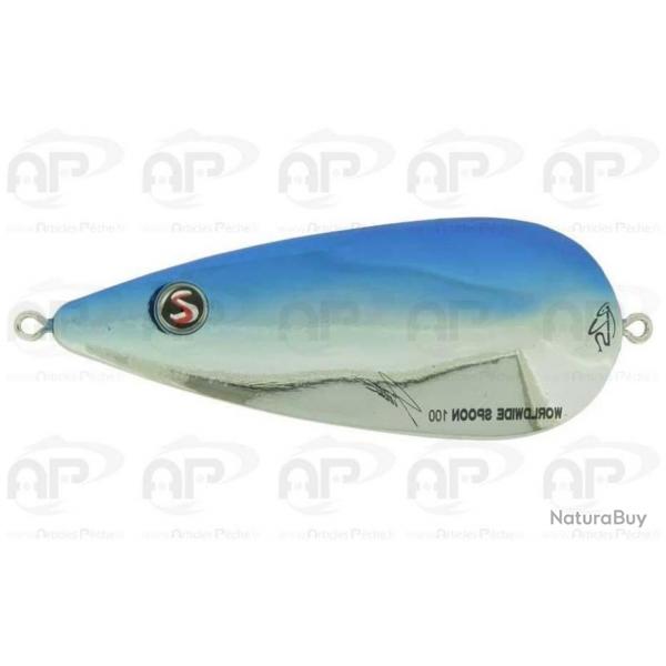 Cuillre ondulante RIVER2SEA Worldwide Spoon Chrome Blue 28g 1 10 cm