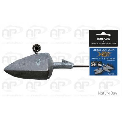 Musaga Jig Head Dart Manta 15 gr 4 3/0
