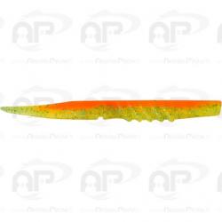 Leurre Souple Super Giant XLAYER Orange Green 15cm 5