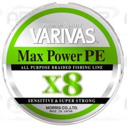 Tresse Varivas Max Power PE X8 0.18mm 150 m