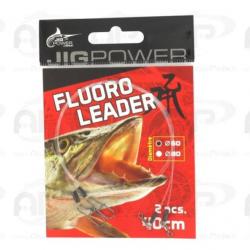 Bas de ligne Powerline Fluoro Leader 40cm 0.70mm