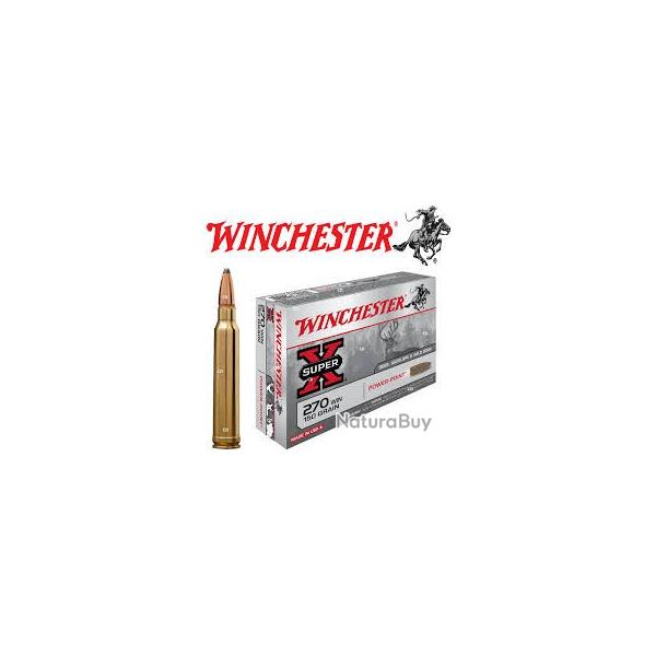 BALLES WINCHESTER POWER POINT 270 WIN 150 GRAIN