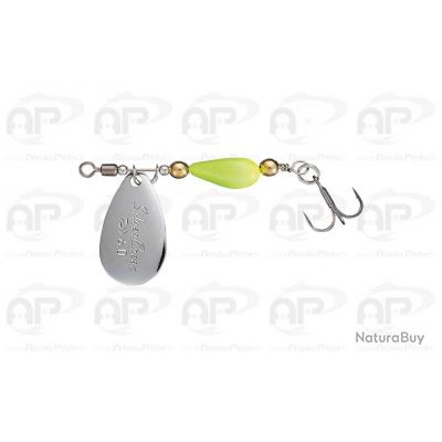Daiwa Cuiller Tournante Silvercreek Spinner Silver Green 4 g