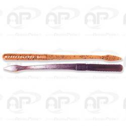 X Zone MB Fat Finesse Worm 6" 8 15cm Peanut Butter Jelly