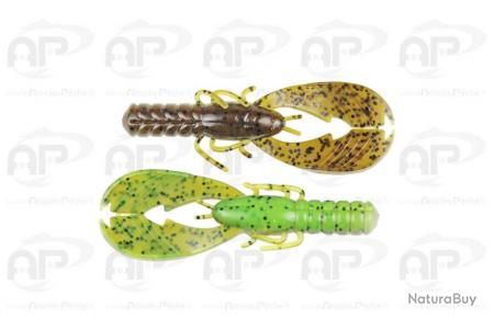 x Zone Lures Muscle Back Finesse Craw Peanut Butter and Jelly / 3.25