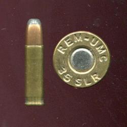 .35 Self Loading - marquage : REM-UMC 35 SLR - balle cuivre pointe plomb méplate