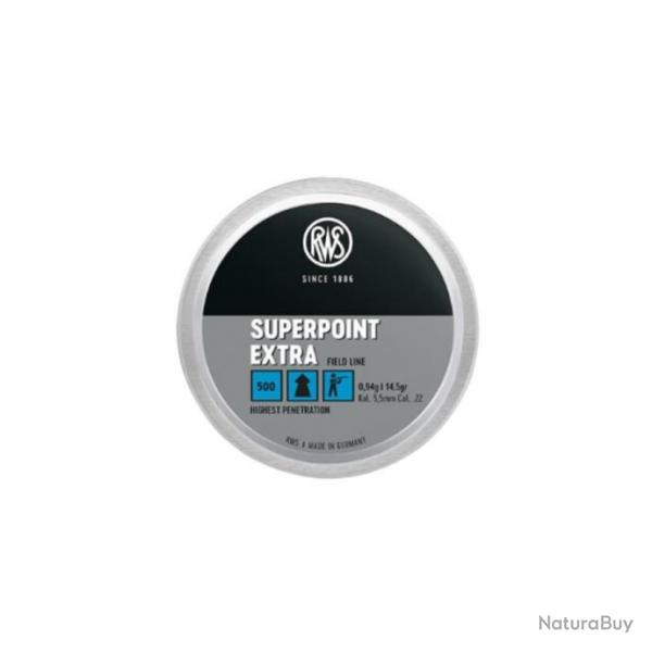 Plombs RWS superpoint extra cal.5,5 0.94g 8.7gr par 2500