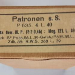 Boite munition PATRONEN s.S. RWS