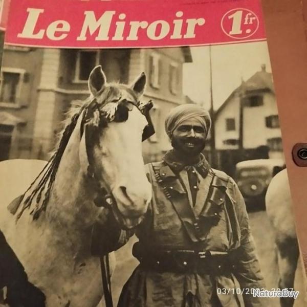 43 numros LE Miroir. 1939-1940. Collection complte.