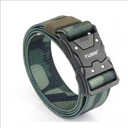 CEINTURE TACTIQUE À LIBÉRATION RAPIDE - BOUCLE PRESSION - CAMO 2