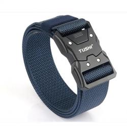CEINTURE TACTIQUE À LIBÉRATION RAPIDE - BOUCLE PRESSION - BLEU