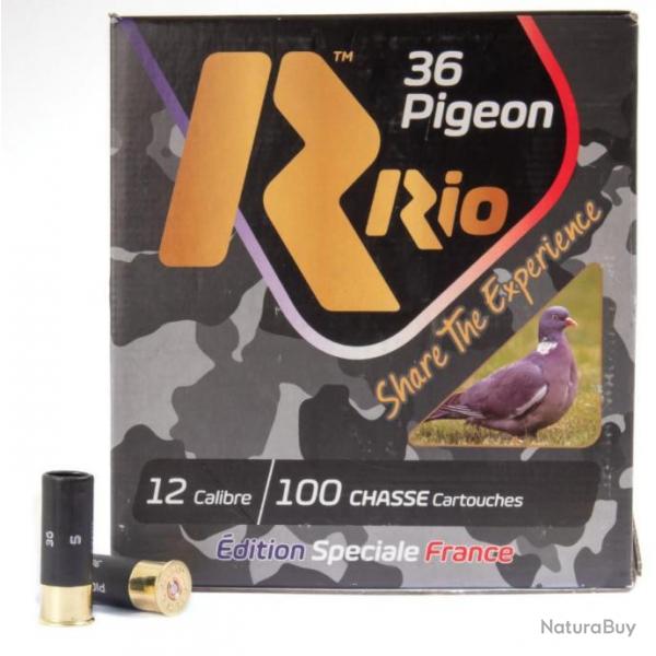 100 cartouches 12/70 pack pigeon 36 BJ PB 4