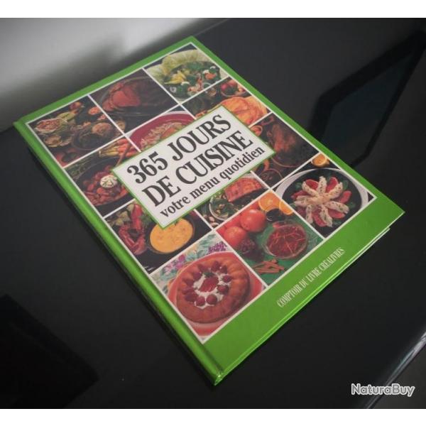 2 gros livres de cuisine tat neuf " Les grandes tables " 250 recettes et " 365 jours de cuisine "