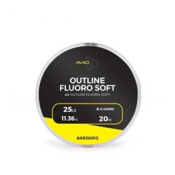 Fluoro-Soft 20M Avid 0.45mm - 25lbs/11.36kg
