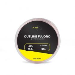 Outline Fluoro 50M Avid 0.50mm - 30lbs/13.6kg
