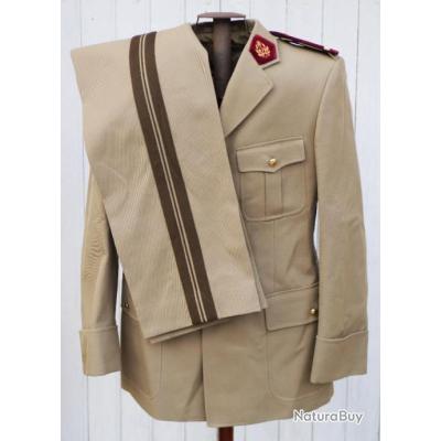 Tenue Militaire Ancienne - Pantalon + Chemise + Veste - Caducée Médecin Dentiste Marine