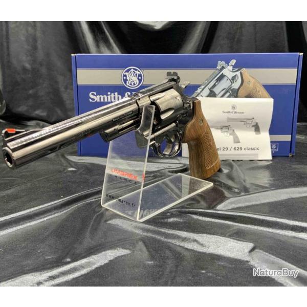 REVOLVER "SMITH&WESSON" M29 6.5'' BBS 6MM CO2