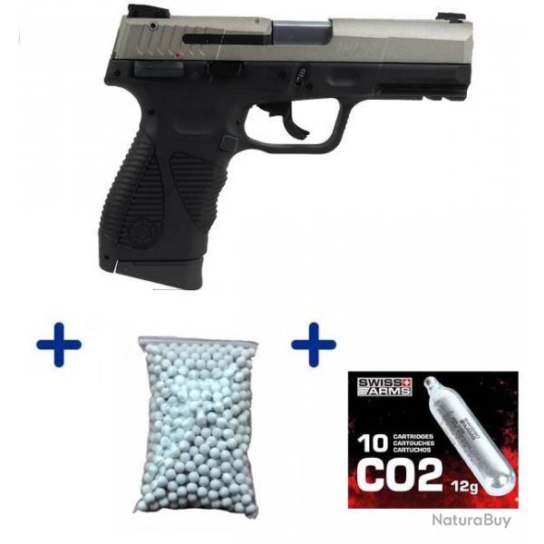 Pack Airsoft Taurus 24/7 Blowback Co2