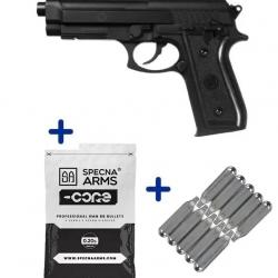 Pack Airsoft PT92 Abs Co2