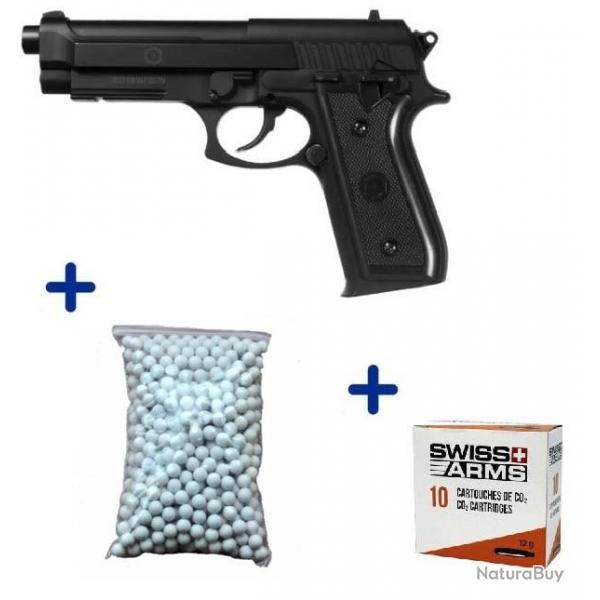 Pack Airsoft PT92 Abs Co2