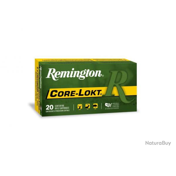 20 munitions Remington Core-Lokt 6.5 Creedmoor 140 gr
