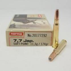 Opération 24.2.1 - Munitions Norma 7.7 Japanese Softpoint 11.3g 174gr x10 boites
