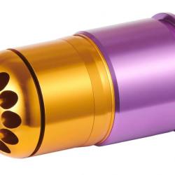 Grenade 40mm à gaz 60 BB's Violet/Orange - Nuprol