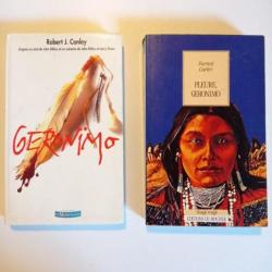 Lot de 2 romans, Geronimo de Conley et pleure Geronimo de Carter