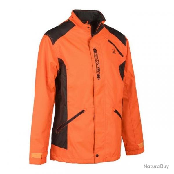 VESTE DE CHASSE PERCUSSION STRONGER EVO ORANGE - TAILLE S