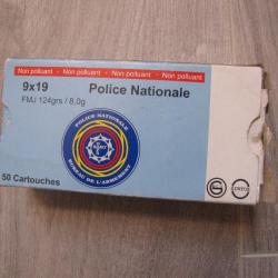 Boite vide de 9x19 GECO Police Nationale
