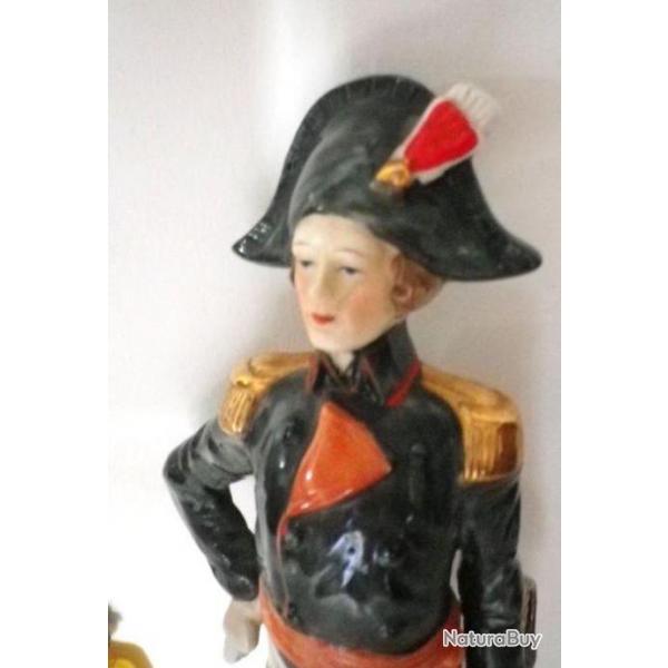 23 cm Figurine en porcelaine Soldat historique - Marchal de l'Empire