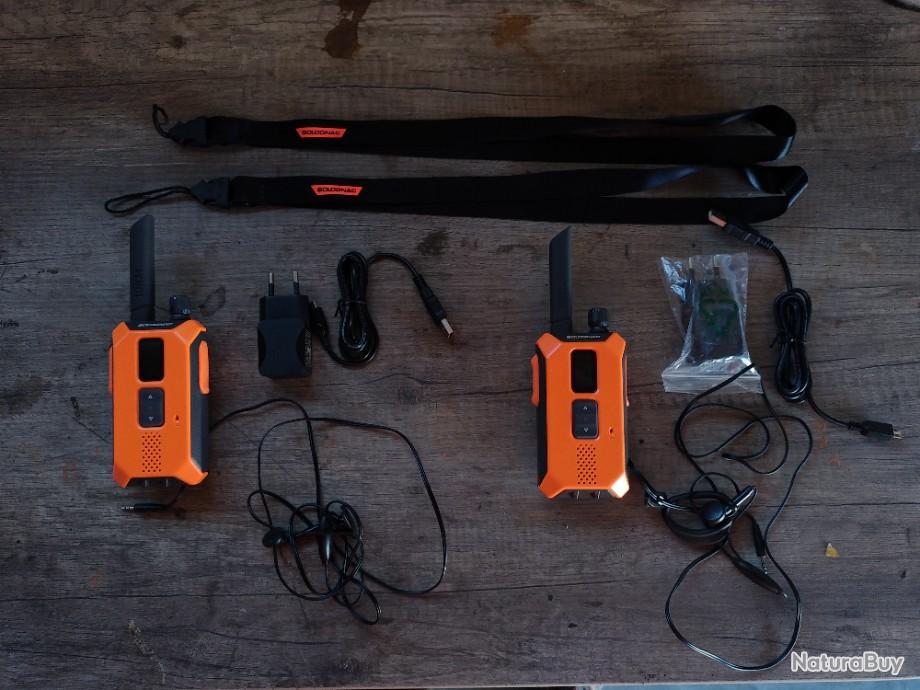 Talkie walkie de chasse étanche à la pluie portée 10 KM BGB 500. - Decathlon