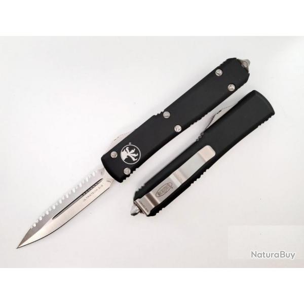 Couteau Microtech 122-6 OTF Auto Ultratech D/E Lame Acier Premium Double Tranchant USA MCT1226