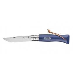 Couteau pliant Opinel Baroudeur N°08 Inox Bleu Foncé