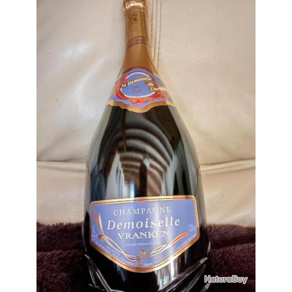 Superbe magnum de Champagne Demoiselle de chez Vranken Chateau de Castaignes Brut...